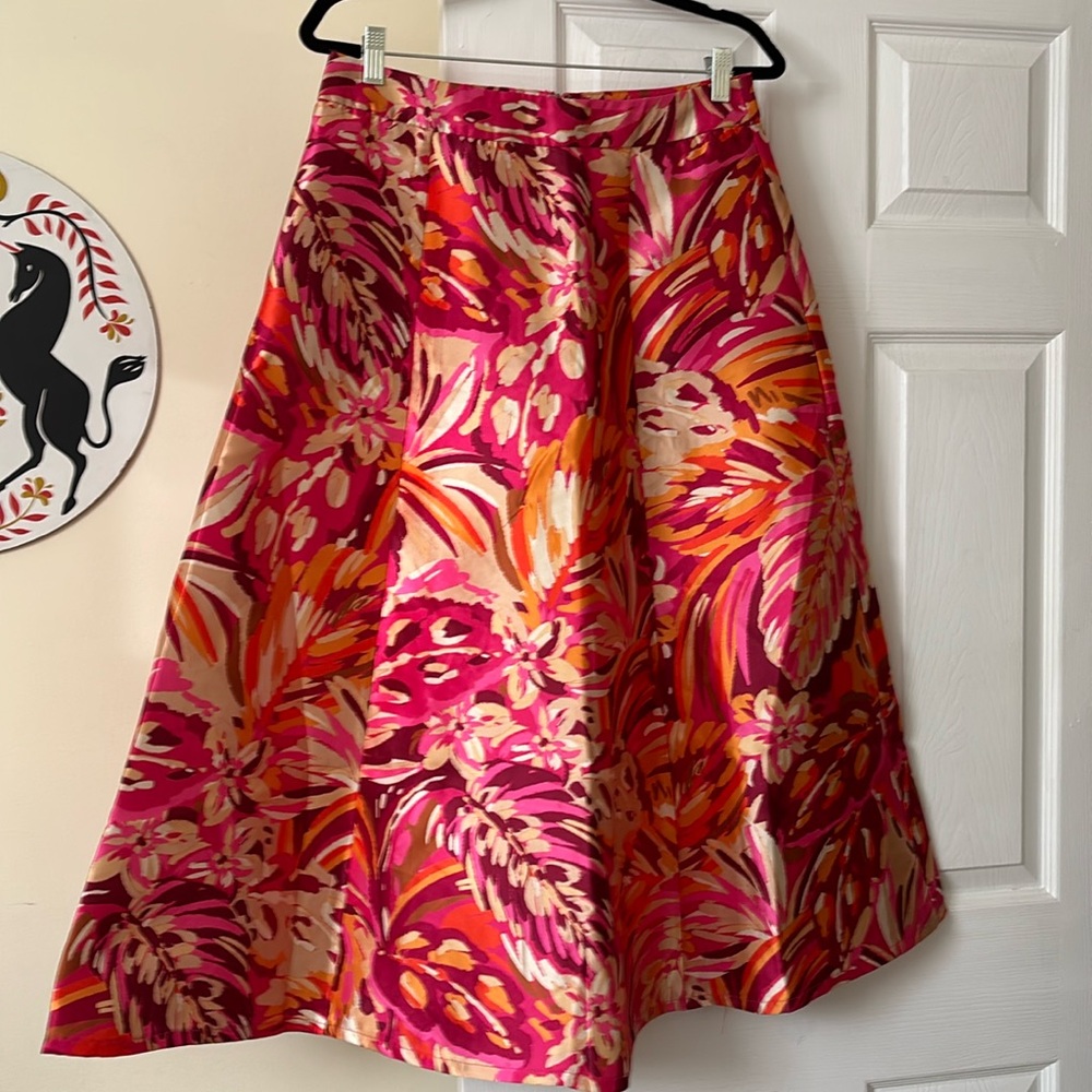Colorful flying tomato skirt